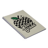 Dritter Lehrer der dritten Klasse zurück zur Schul Notizblock (Rechte Seite)