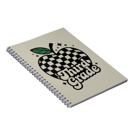 Dritter Lehrer der dritten Klasse zurück zur Schul Notizblock (Rechte Seite)