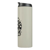 Dritter Lehrer der dritten Klasse zurück zur Schul Thermosbecher (Nach rechts gedreht)