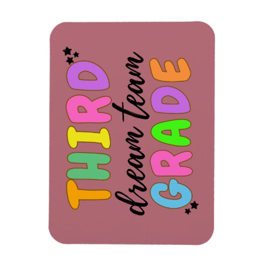 Dritter Lehrer, Lehrertag vor Mini Binder Magnet (Vertikal)