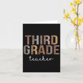 Dritter Lehrer nach Schulbewertung Le Karte (Gelbe Blume)
