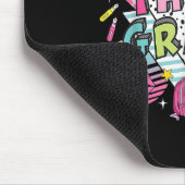 Dritter Lehrer Student zurück zur Schule glücklich Mousepad (Ecke)