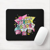 Dritter Lehrer Student zurück zur Schule glücklich Mousepad (Mit Mouse)