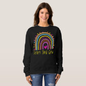 Dritter Lehrer Team 3. Klasse Rainbow Sweatshirt (Vorne ganz)