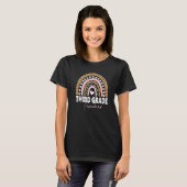 Dritter Lehrer Team 3. Klasse Squad Rainbow T-Shirt (Vorne ganz)