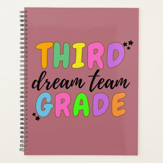 Dritter Lehrer, zurück zur Schule, Lehrerteam Planer (Vorderseite)