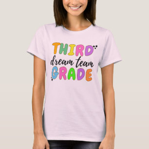 Dritter Lehrer, zurück zur Schule, Lehrerteam T-Shirt