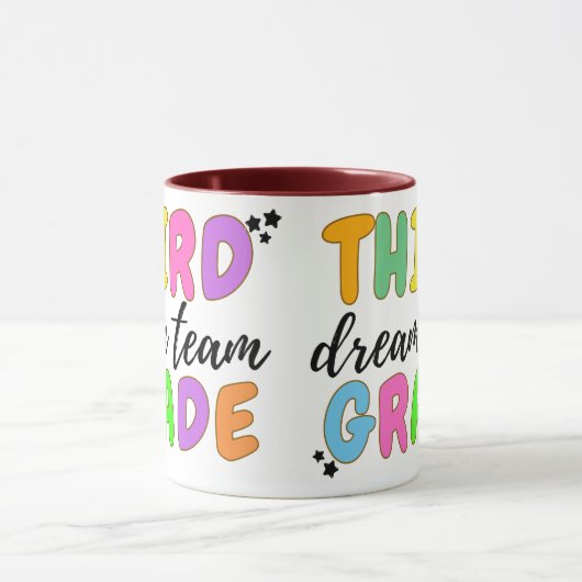 Dritter Lehrer, zurück zur Schule, Lehrerteam Tasse (Zentrum)