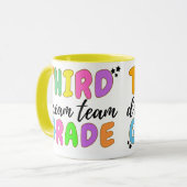 Dritter Lehrer, zurück zur Schule, Lehrerteam Tasse (Vorderseite Links)