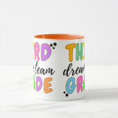 Dritter Lehrer, zurück zur Schule, Lehrerteam Tasse (Zentrum)