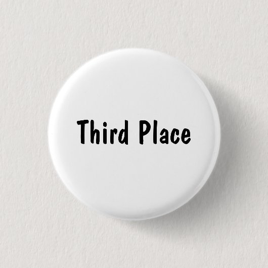 Dritter Platz Button (Vorderseite)