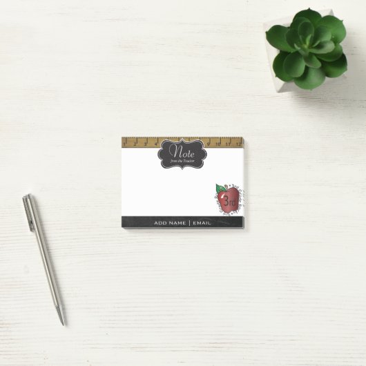 Dritter Schullehrer| DIREKT| Post-it Klebezettel (Büro)