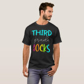 Dritter Stufe Rocks Team 3. Klasse Lehrer 2 T-Shirt (Vorne ganz)