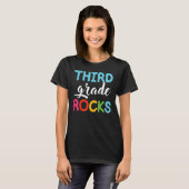 Dritter Stufe Rocks Team 3. Klasse Lehrer 2 T-Shirt (Vorne ganz)