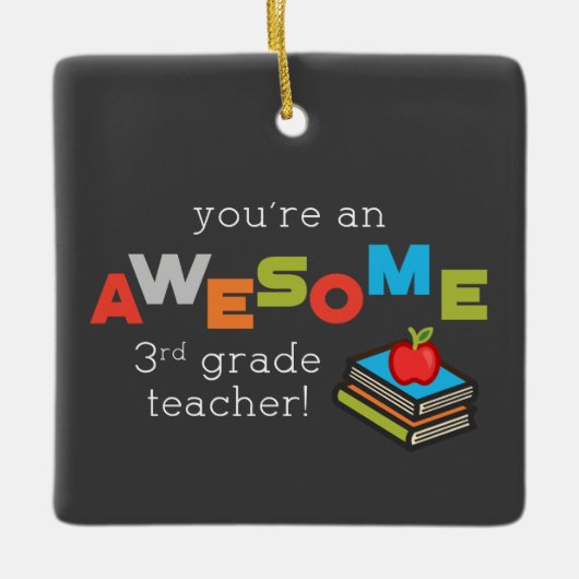 Dritter Tag der Lehrerbewertung, Phantastisch Keramikornament (Vorderseite)