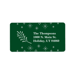 DRITTER TAG von WEIHNACHTEN/von Adressaufkleber