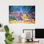 Dritter Tempel Poster (Heimbüro)