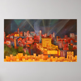 Dritter Tempel von Jerusalem Poster