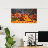 Dritter Tempel von Jerusalem Poster (Heimbüro)