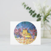 Dritter Tempel von Jerusalem Postkarte (Stehend Vorderseite)