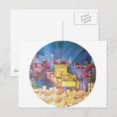 Dritter Tempel von Jerusalem Postkarte (Vorne/Hinten)