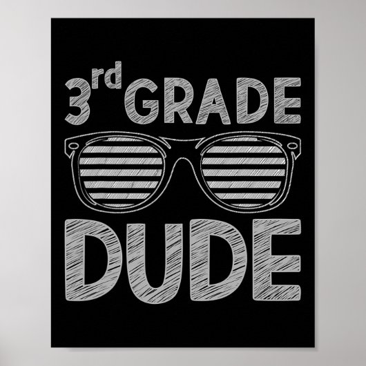 Dritter Typ Lehrer der dritten Klasse Studierende Poster (Vorne)
