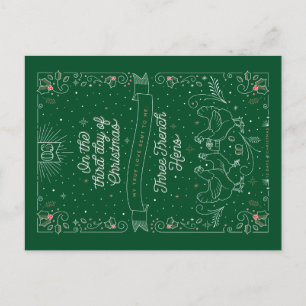 DRITTER WEIHNACHTSTAG / Weihnachtspostkarte Feiertagspostkarte