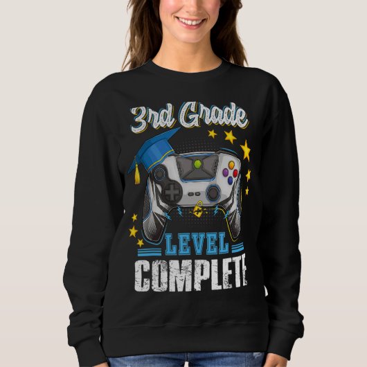 Drittes Abschluss-Gaming der dritten Stufe G Sweatshirt (Vorderseite)