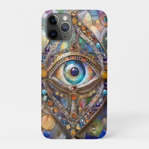 Drittes Auge auf Bleiglas und Bronze Case-Mate iPhone Hülle