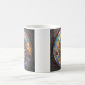 Drittes Auge auf Bleiglas und Bronze Kaffeetasse (Mittel)