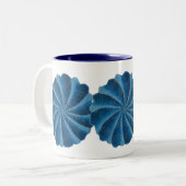 Drittes Auge Chakra Kunst #2 Zweifarbige Tasse (Vorderseite Links)