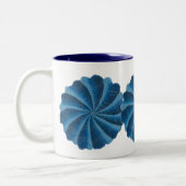 Drittes Auge Chakra Kunst #2 Zweifarbige Tasse (Links)