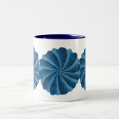 Drittes Auge Chakra Kunst #2 Zweifarbige Tasse (Mittel)