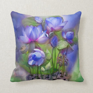 Drittes Auge Chakra Kunst-Kissen HeilensLotus Kissen