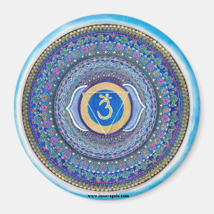 Drittes Auge Chakra Mandala-Magnet Magnet