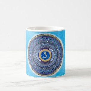 Drittes Auge Chakra Mandala-Tasse Kaffeetasse