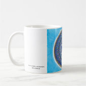 Drittes Auge Chakra Mandala-Tasse Kaffeetasse (Links)