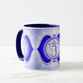 Drittes Auge Chakra Muster-Druck-Entwurf Tasse (Vorderseite Links)