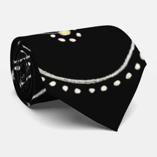 Drittes Auge, das Kreis-Power-Krawatte weckt Krawatte (Gerollt)