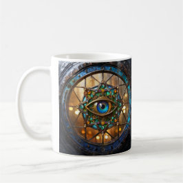 Drittes Auge Landhausstil Bullauge Fenster Kaffeetasse