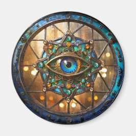 Drittes Auge Landhausstil Bullauge Fenster Magnet