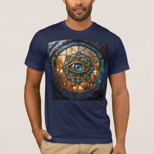 Drittes Auge Landhausstil Bullauge Fenster T-Shirt