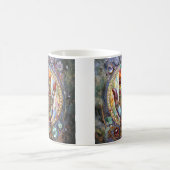 Drittes Auge Mystisches Palm Kaffeetasse (Mittel)