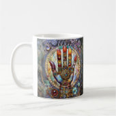 Drittes Auge Mystisches Palm Kaffeetasse (Links)