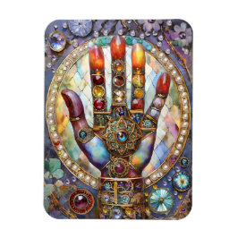 Drittes Auge Mystisches Palm Magnet