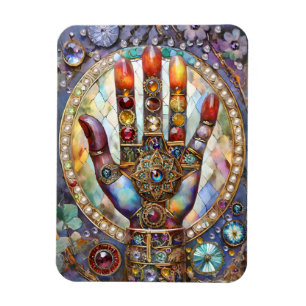 Drittes Auge Mystisches Palm Magnet