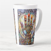 Drittes Auge Mystisches Palm Milchtasse (Rechte Ecke)