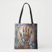 Drittes Auge Mystisches Palm Tasche (Vorderseite)