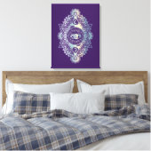 drittes Auge - überzogene Canvas Leinwanddruck (Insitu (Schlafzimmer))