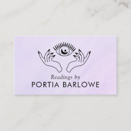 Drittes Auge und Hände Psychisches Medium Visitenkarte